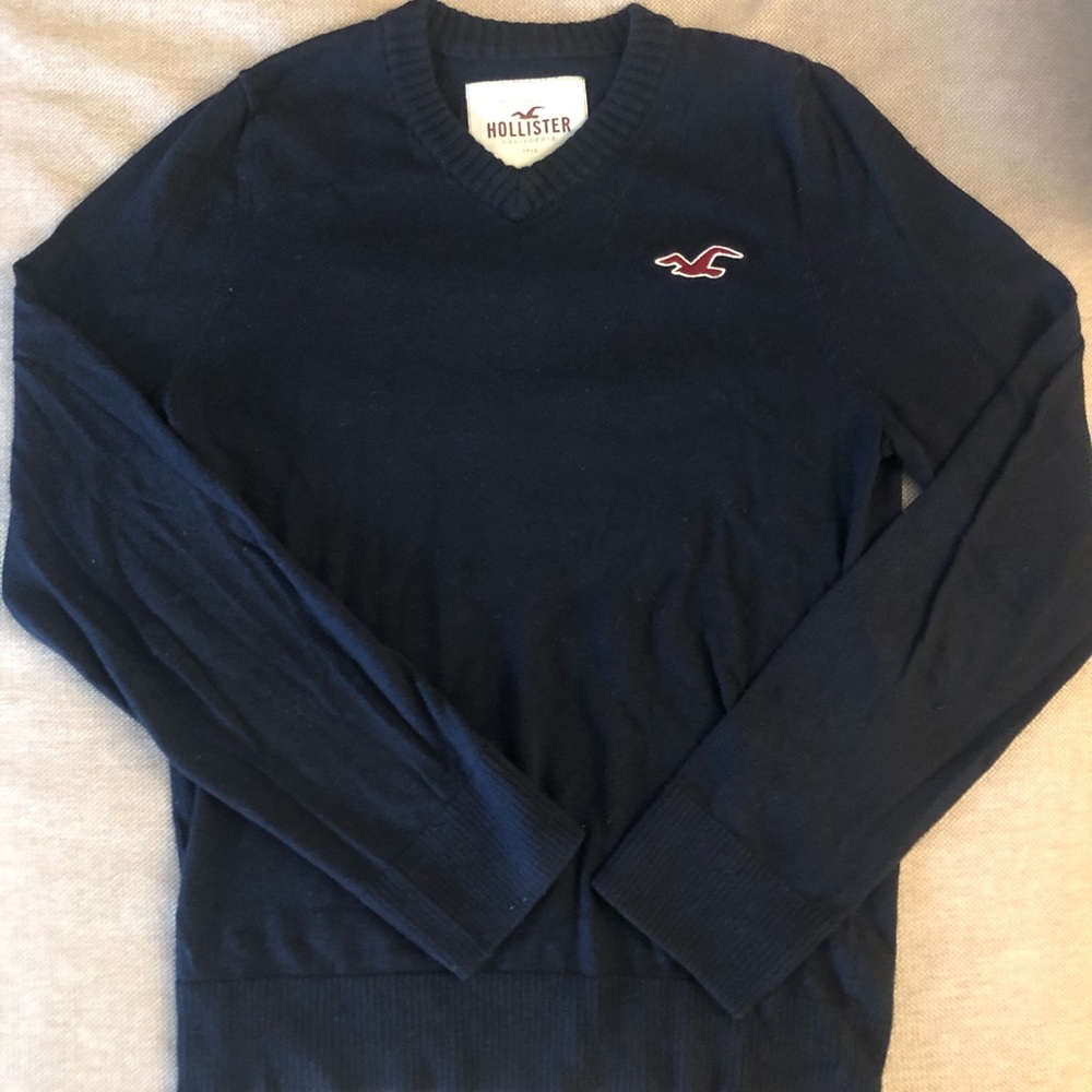 Navy Blue Hollister Sweater